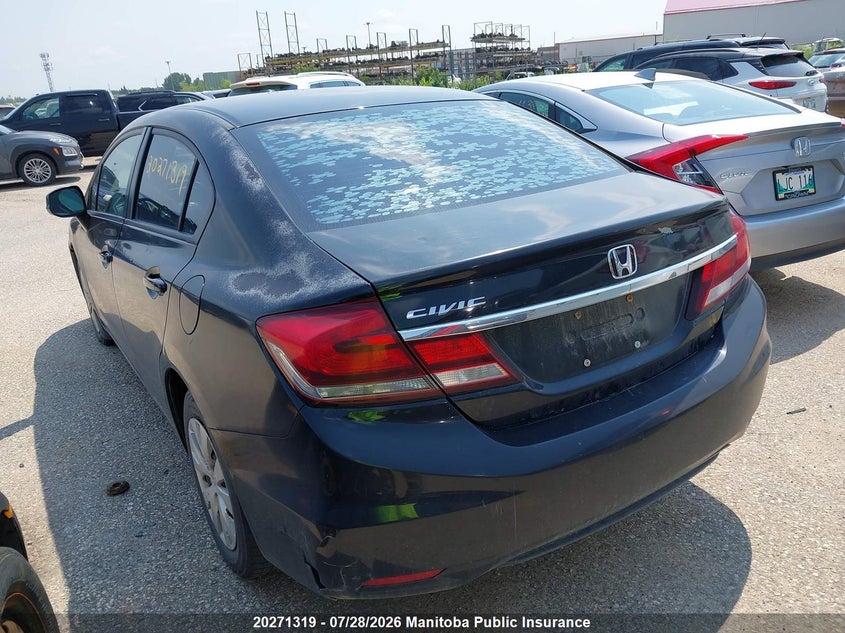Vin: 2hgfb2f46dh005233, lot: 10282303, honda civic lx 20133
