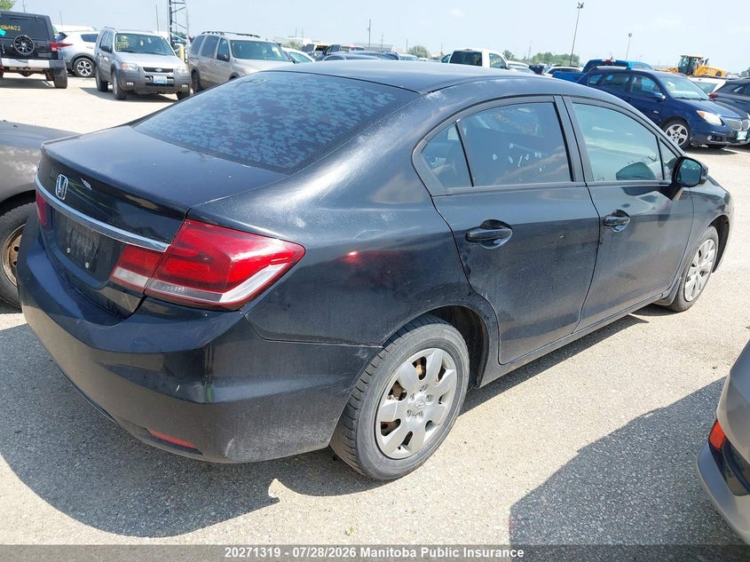 Vin: 2hgfb2f46dh005233, lot: 10282303, honda civic lx 20134
