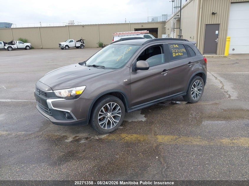 Vin: ja4aj4aw3hz603831, lot: 10282342, mitsubishi rvr 20172
