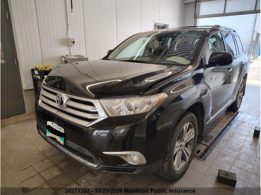 Vin: 5tddk3eh8bs051516, lot: 10282366, toyota highlander limited v6 20112