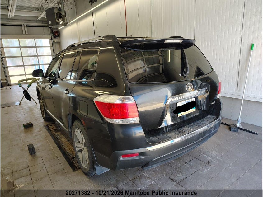 Vin: 5tddk3eh8bs051516, lot: 10282366, toyota highlander limited v6 20114