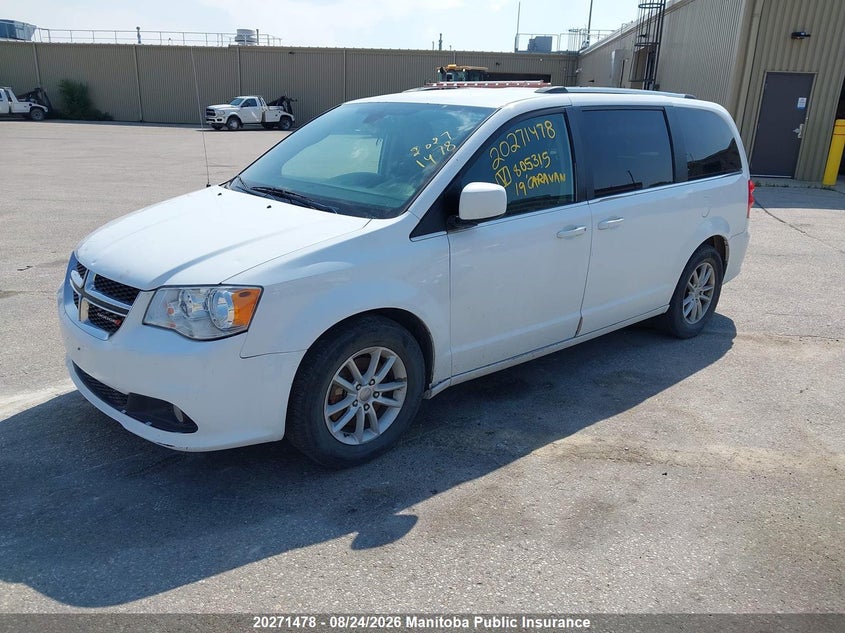 2019 Dodge Caravan, Град, IAAI, VIN 2C4RDGBG6KR805315 — фото 2