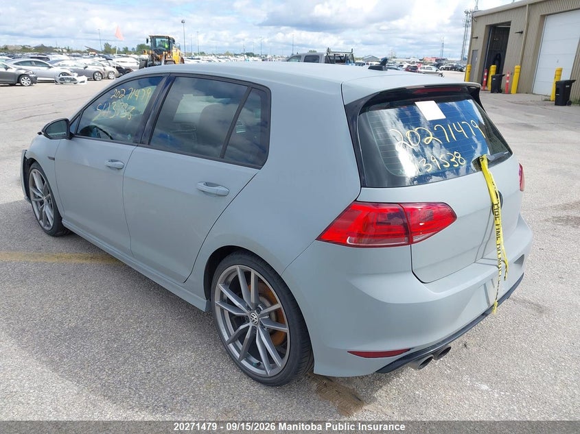 Vin: wvwvf7au4hw139538, lot: 10282463, volkswagen golf r 4motion 20173