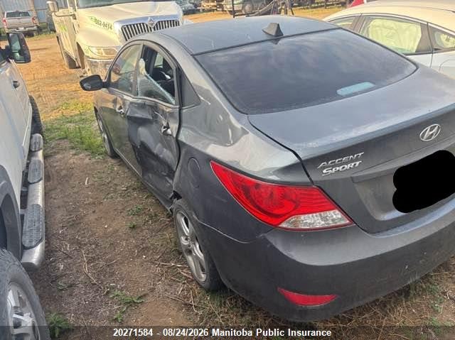 2012 HYUNDAI ACCENT HATCHBACK 1.6L I4 FI DOHC 16V NF4