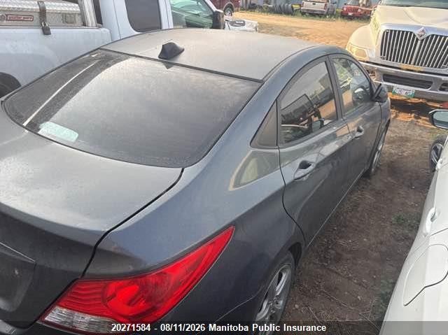 2012 HYUNDAI ACCENT HATCHBACK 1.6L I4 FI DOHC 16V NF4