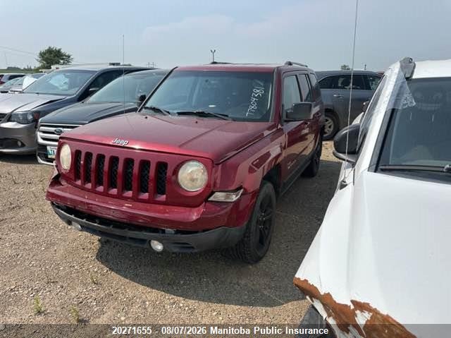 Vin: 1c4njrab4dd111821, lot: 10282639, jeep patriot north 20132