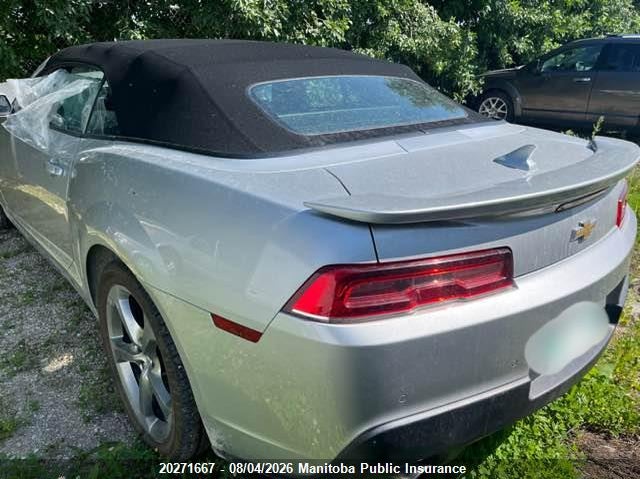 Vin: 2g1fc3d3xe9299512, lot: 10282651, chevrolet camaro lt 20143