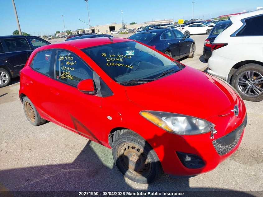 Vin: jm1de1hy7b0123946, lot: 10282934, mazda mazda2 gx 2011 img_1