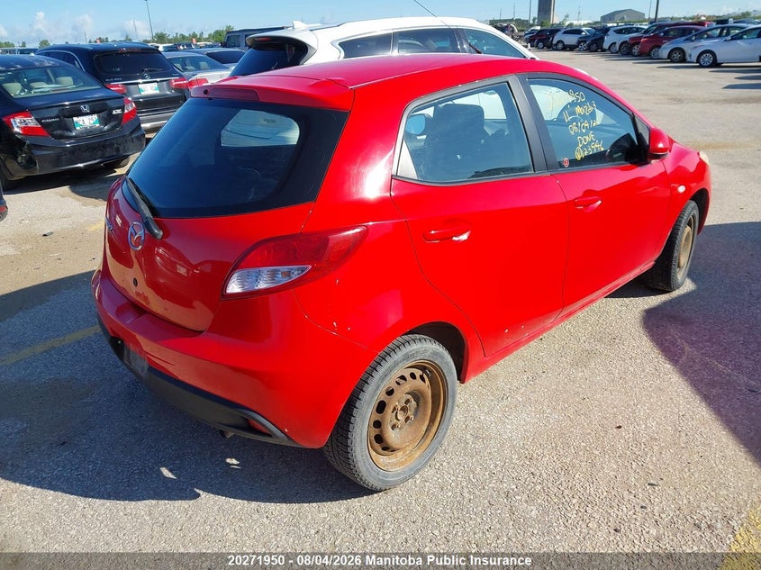 Vin: jm1de1hy7b0123946, lot: 10282934, mazda mazda2 gx 20114