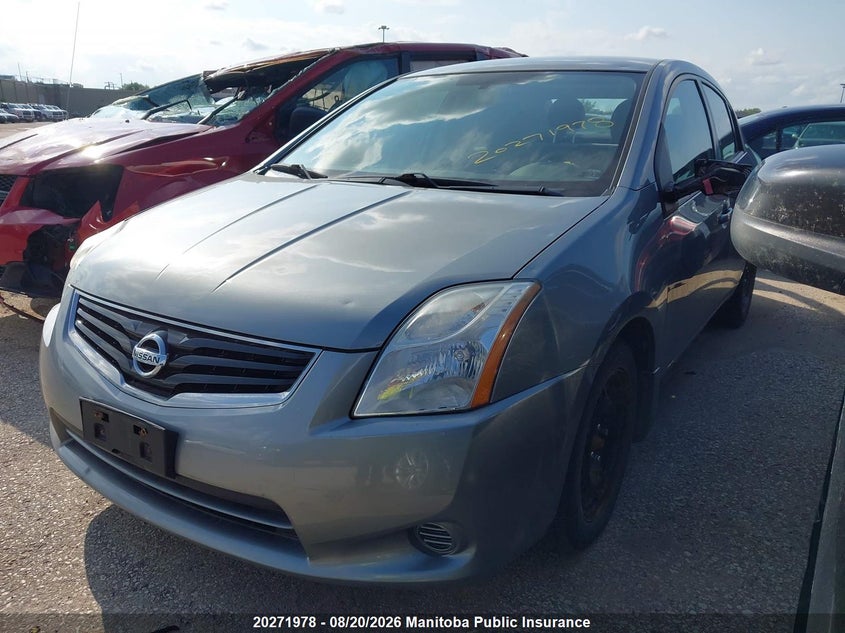 2012 Nissan Sentra, Hail, IAAI, VIN 3N1AB6AP7CL741043 — photo 2