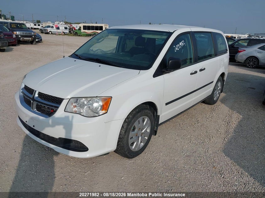 2014 Dodge Caravan, Вандализм, IAAI, VIN 2C4RDGBGXER315268 — фото 2