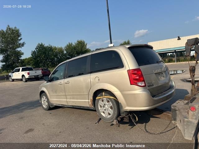 Vin: 2c4rdgbg6cr352248, lot: 10283008, dodge grand caravan se 20123