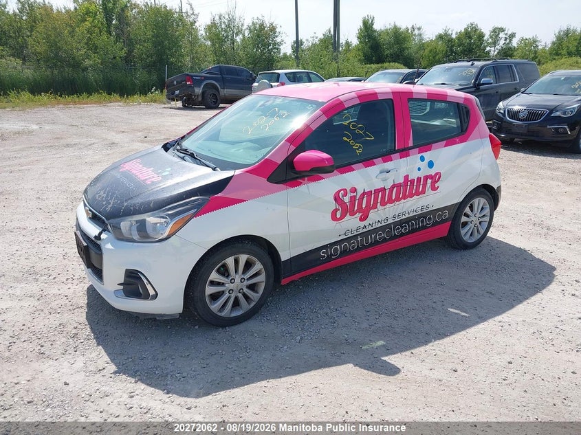 2017 Chevrolet Spark, Град, IAAI, VIN KL8CD6SA0HC788632 — фото 2