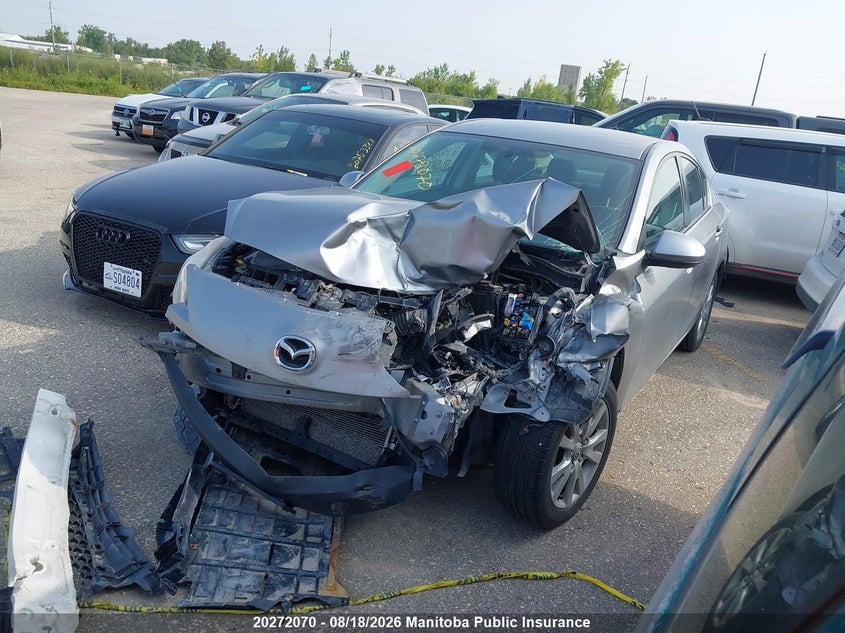2012 Mazda 3, Left Front, IAAI, VIN JM1BL1UF1C1511851 — photo 2