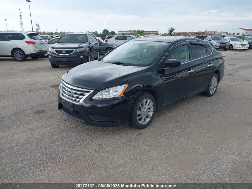 Vin: 3n1ab7ap0el692017, lot: 10283121, nissan sentra 1.8 s 20142