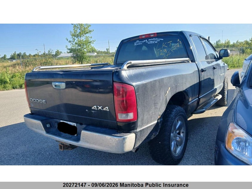 2004 DODGE RAM 1500 QUAD CAB PICKUP 5.7L V8 FI F