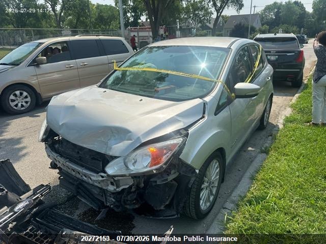 2013 Ford C-MAX, Удар спереди, IAAI, VIN 1FADP5AU3DL536687 — фото 2