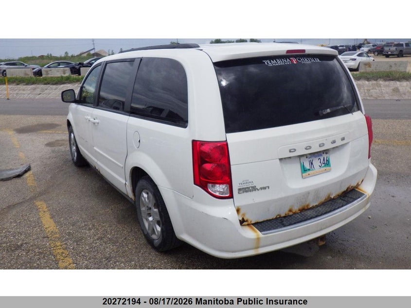 2012 DODGE CARAVAN VAN 3.6L V6 FI DOHC 24V NF4