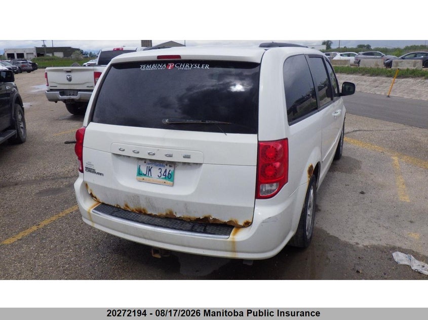 2012 DODGE CARAVAN VAN 3.6L V6 FI DOHC 24V NF4