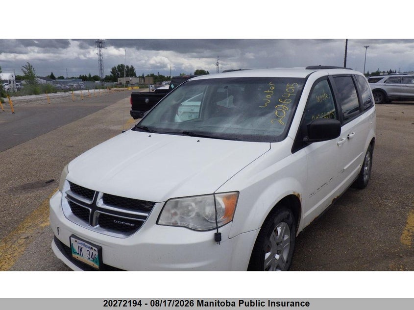 2012 DODGE CARAVAN VAN 3.6L V6 FI DOHC 24V NF4