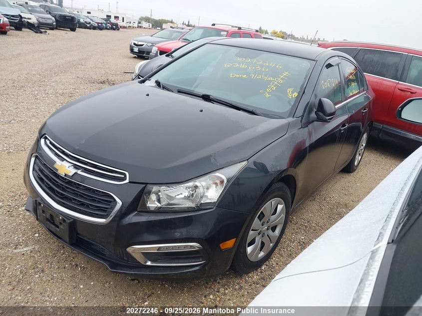 2015 Chevrolet Cruze, All Over, IAAI, VIN 1G1PC5SB2F7216636 — photo 2