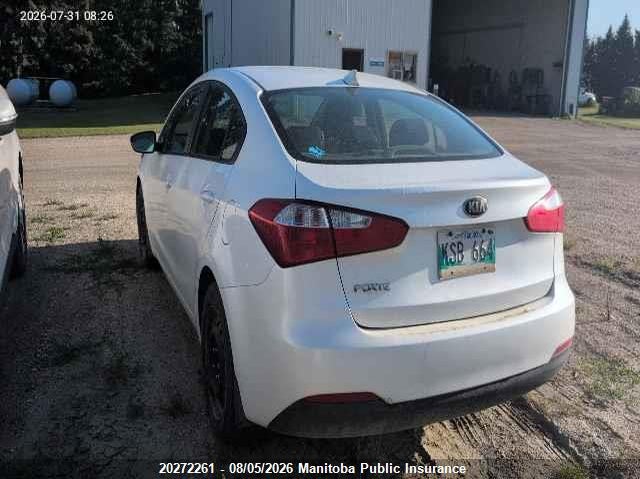 Vin: knafx4a61e5082585, lot: 10283245, kia forte lx 20143