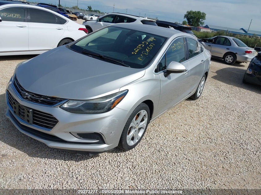Vin: 3g1bg5sm2gs608387, lot: 10283261, chevrolet cruze premier turbo 20162