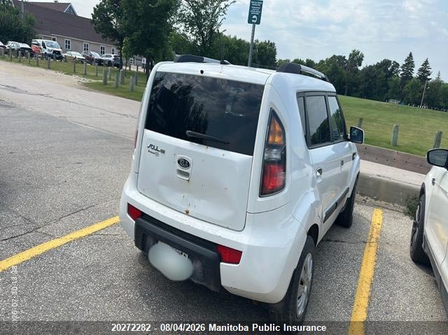 Vin: kndjt2a24a7109917, lot: 10283266, kia soul 4u 20104