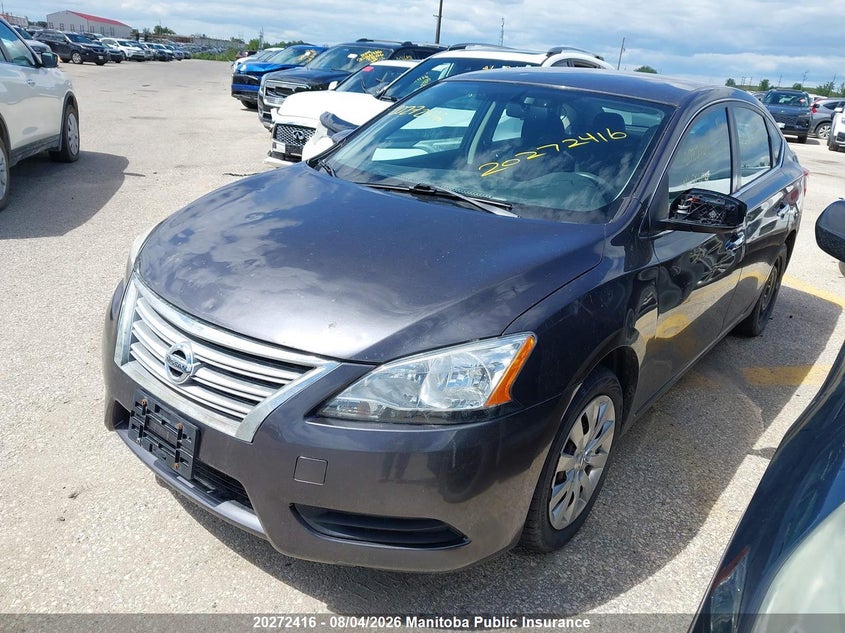 Vin: 3n1ab7ap1el635860, lot: 10283400, nissan sentra 1.8 s 20142