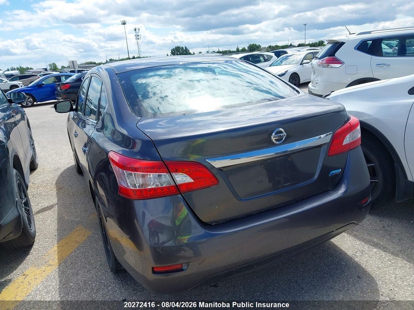 Vin: 3n1ab7ap1el635860, lot: 10283400, nissan sentra 1.8 s 20143
