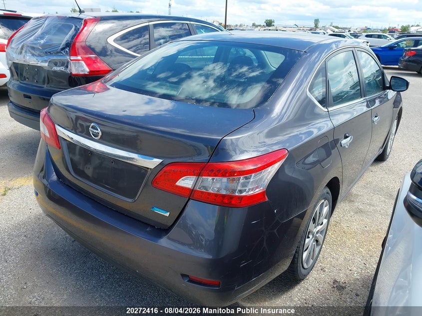 Vin: 3n1ab7ap1el635860, lot: 10283400, nissan sentra 1.8 s 20144