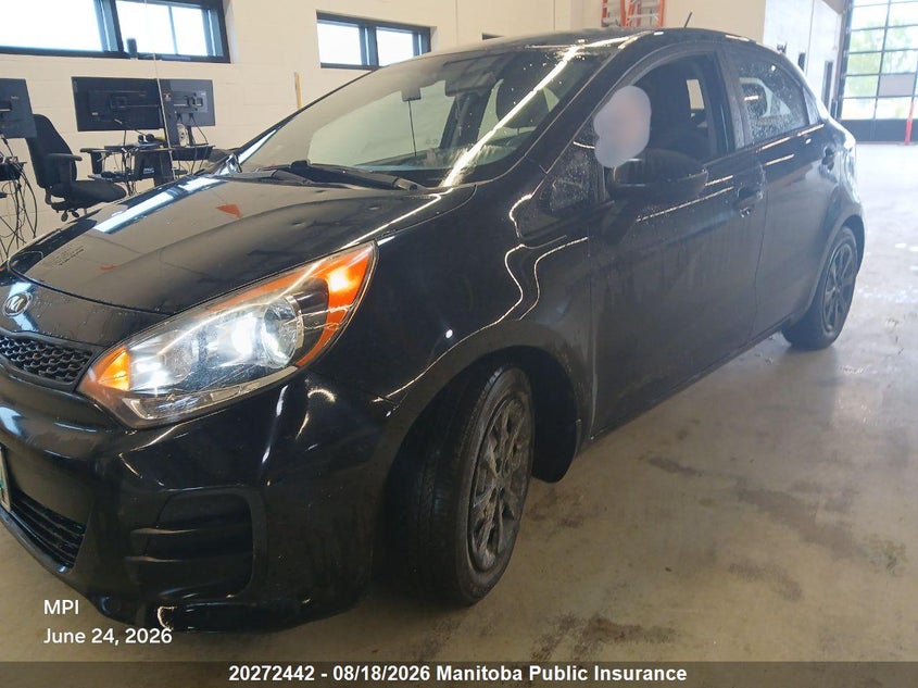 2016 Kia Rio, Град, IAAI, VIN KNADM5A37G6587037 — фото 2