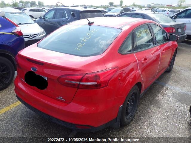 Vin: 1fadp3f27fl377428, lot: 10283456, ford focus se 20153