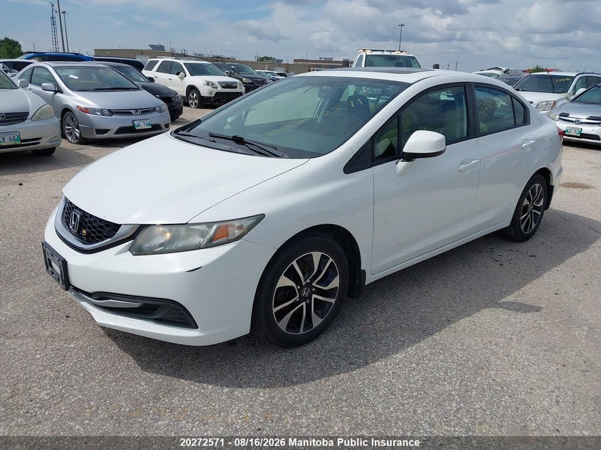 Vin: 2hgfb2f57dh024382, lot: 10283555, honda civic ex 20132