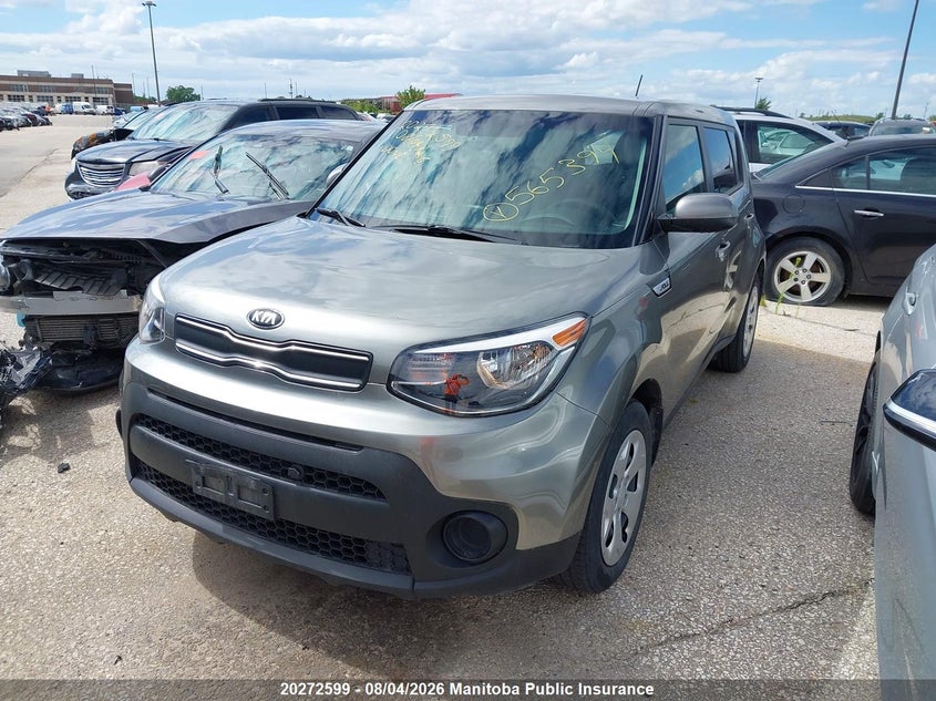 Vin: kndjn2a26j7565394, lot: 10283583, kia soul lx 20182