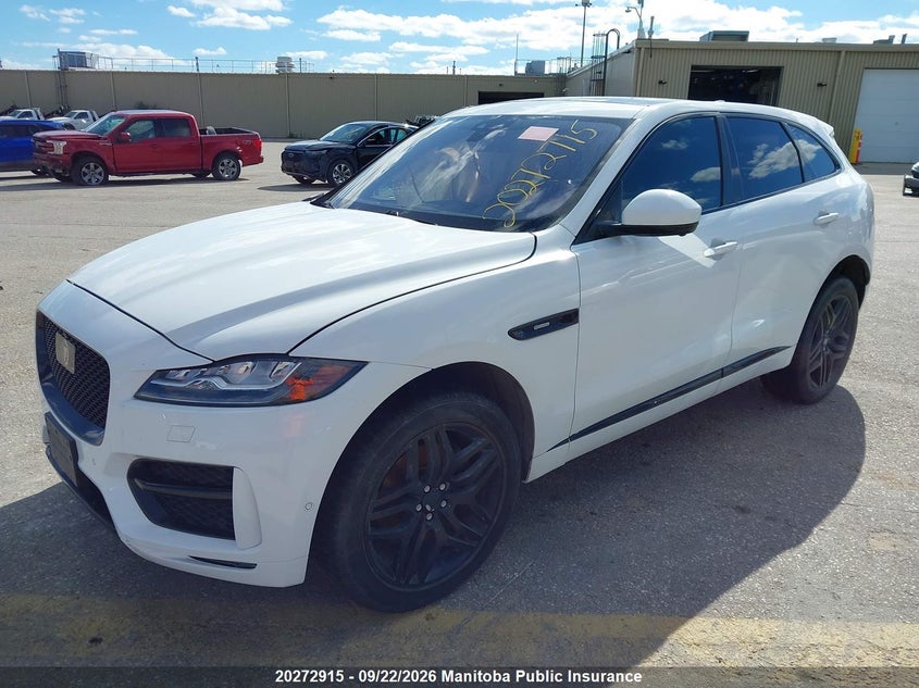 Vin: sadcl2bv0ha494380, lot: 10283899, jaguar f-pace r-sport 35t null 20172