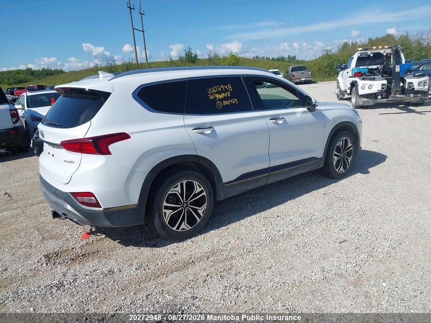 Vin: 5nms5caa3lh240425, lot: 10283932, hyundai santa fe ultimate 2.0t 20204