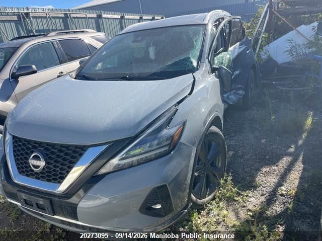 Vin: 5n1az2ds4pc101855, lot: 10284079, nissan murano platinum 20232