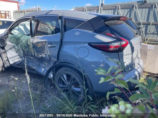 Vin: 5n1az2ds4pc101855, lot: 10284079, nissan murano platinum 20234