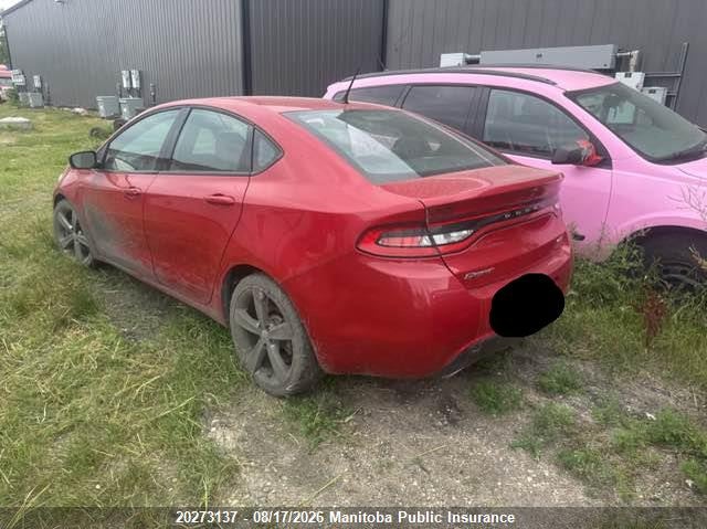 2013 DODGE DART SEDAN 2.4L I4 FI DOHC 16V NF4