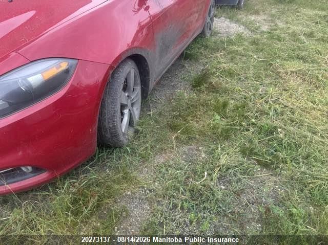 2013 DODGE DART SEDAN 2.4L I4 FI DOHC 16V NF4