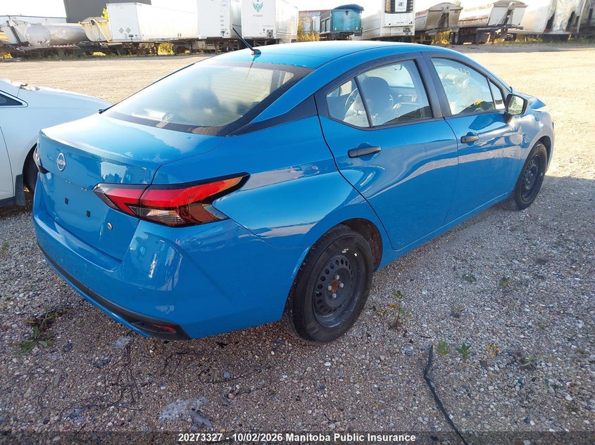 Vin: 3n1cn8dv5sl809599, lot: 10284311, nissan versa 1.6 s 20254