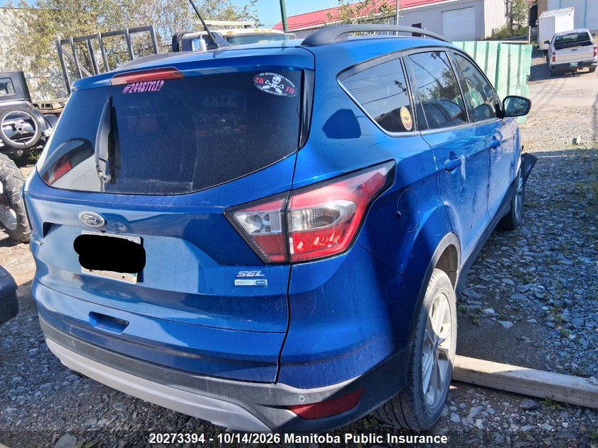 Vin: 1fmcu9hd7jua25951, lot: 10284378, ford escape sel 20184