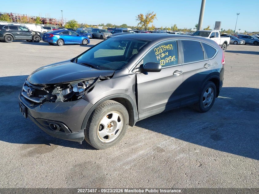 2014 Honda CR-V, Лівий перед, IAAI, VIN 2HKRM4H58EH129505 — фото 2