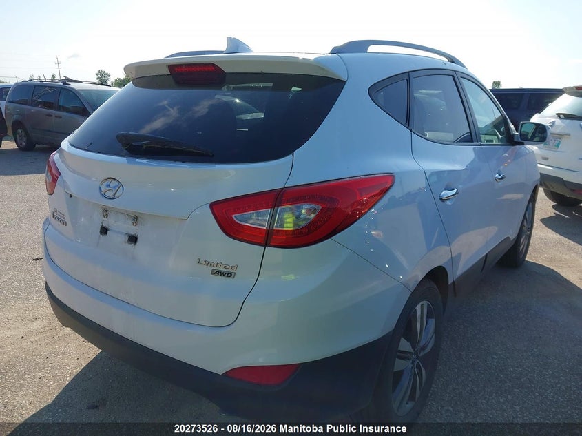 Vin: km8jucag7eu807780, lot: 10284510, hyundai tucson limited 20144