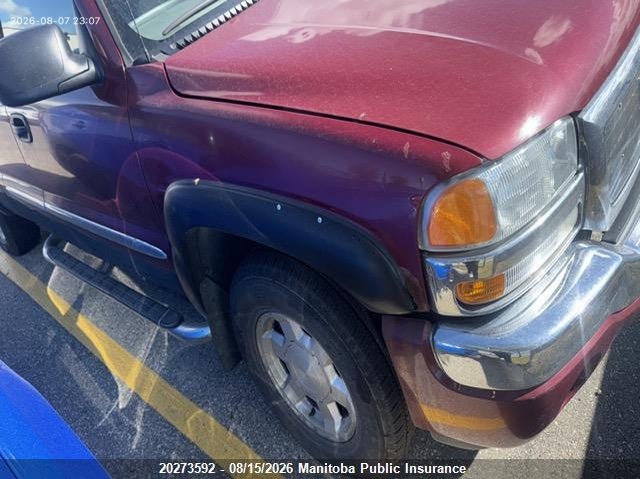 2005 GMC SIERRA 1500 EXT CAB PICKUP 5.3L V8 FI F