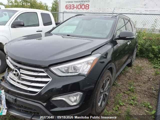 2016 Hyundai Santa Fe, Удар спереду, IAAI, VIN KM8SNDHF0GU157262 — фото 2