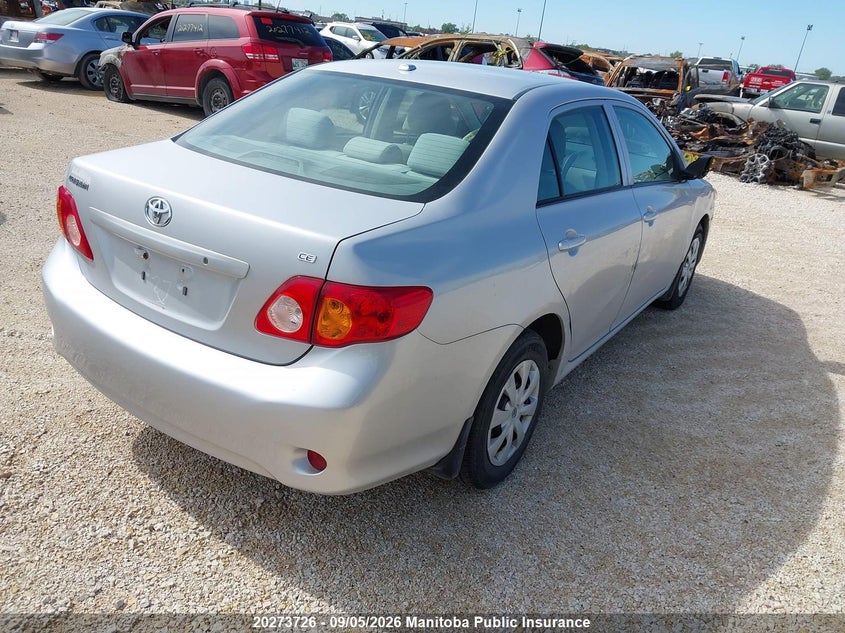 2009 TOYOTA COROLLA SEDAN GAS