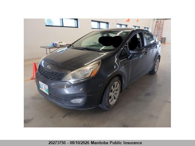 2013 Kia Rio, Hail, IAAI, VIN KNADM4A3XD6146119 — photo 2