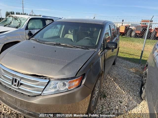2011 Honda Odyssey, Front, IAAI, VIN 5FNRL5H42BB509160 — photo 2
